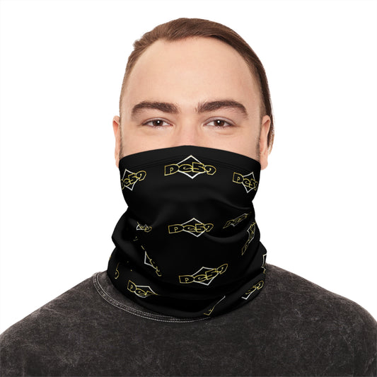 Winter Neck Gaiter With Drawstring diamond