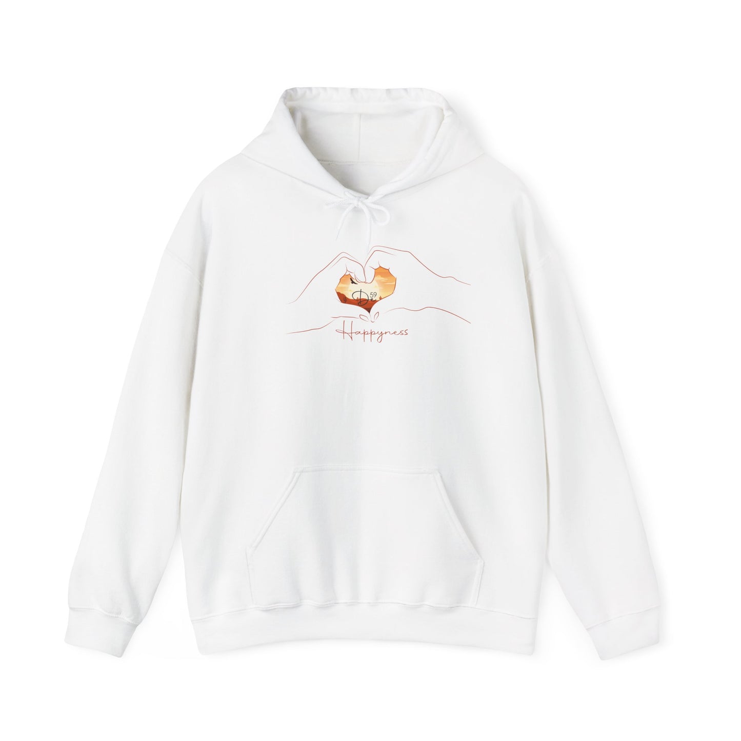 Happiness desert Hooded Sweatshirt - Cozy, Inspirational Apparel