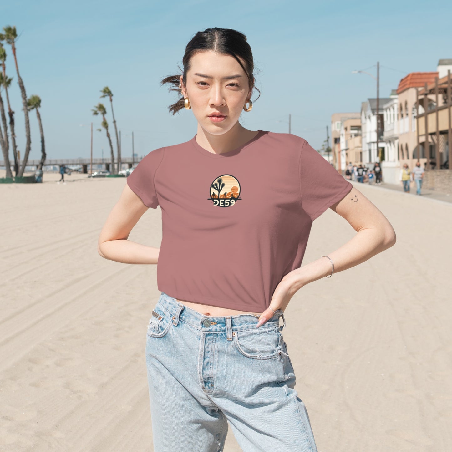 Women's  Cropped Tee the mesa