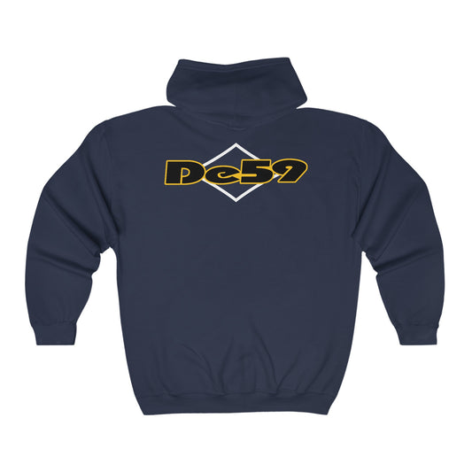 Diamond Classic Full Zip Hoodie Sweatshirt